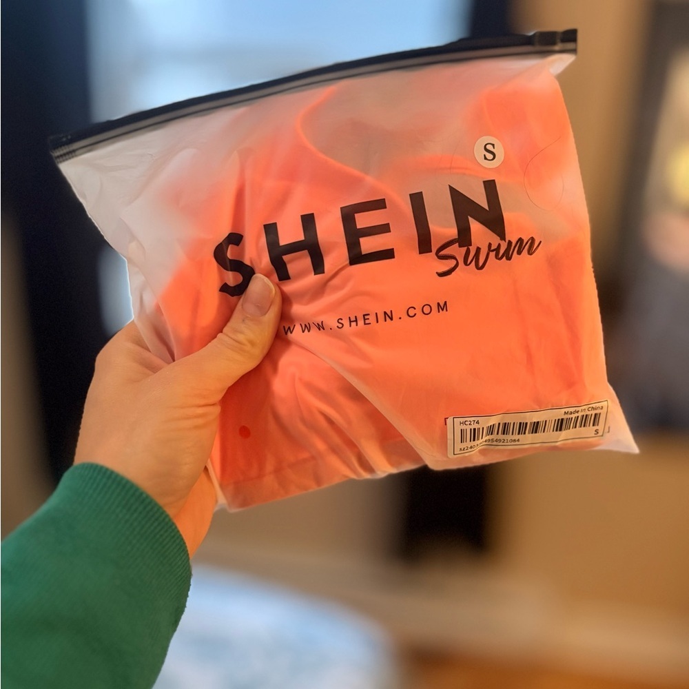 SHEIN Orange Floral Bikini Set - Picture 5 of 6